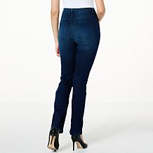 DG2 by Diane Gilman Virtual Stretch Denim Straight-Leg Jean