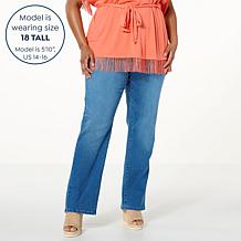DG2 by Diane Gilman Virtual Stretch Denim Straight-Leg Jean