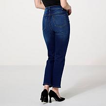 DG2 by Diane Gilman Virtual Stretch Denim Straight Leg Crop Jean