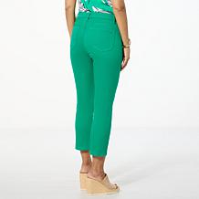 DG2 by Diane Gilman Virtual Stretch Denim Straight Leg Crop Jean