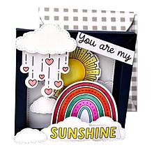 Diamond Press 3D 5" x 5" Shadow Box and Envelope Kit