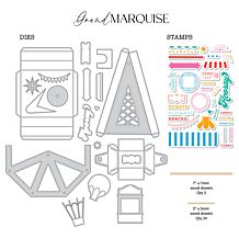 Diamond Press 3D Ferris Wheel Stamp and Die Kit