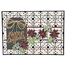 Diamond Press 5" x 7" Floral and Geometric Large-Format Dies Set of 2