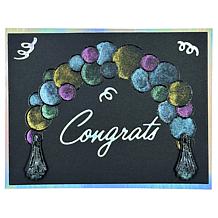 Diamond Press Balloon Arch Stamp, Die and Stencil Set