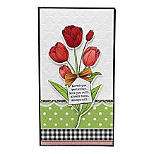 Diamond Press Beautiful Bouquets Stamp and Die Kit