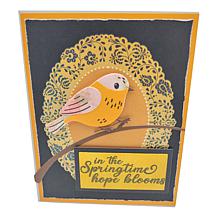 Diamond Press Cherry Blossom Stamp, Die & Stencil Kit