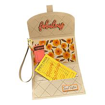 Diamond Press Clutch Gift Card Stamp, Die & Stencil Kit