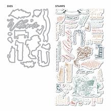 Diamond Press Country Cottage Stamp and Die Kit