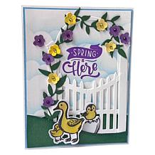 Diamond Press Easter Lattice Stamp, Die and Stencil Kit