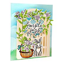 Diamond Press Easter Lattice Stamp, Die and Stencil Kit