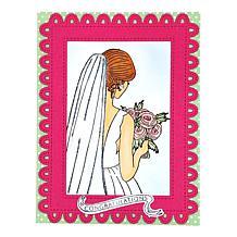 Diamond Press Here Comes the Bride Stamp and Die Kit
