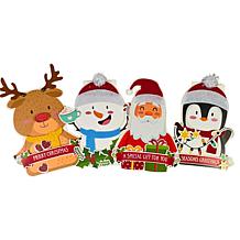 Diamond Press Holiday Shaped Character Cards - Set of 24
