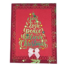 Diamond Press Holiday Sparkle Foil Rub On Kit