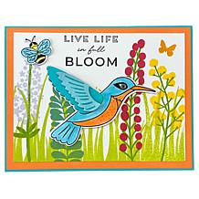 Diamond Press Hummingbird Stamp and Die Kit