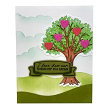 Diamond Press In Every Season Stamp, Die and Stencil Set