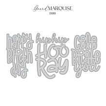 Diamond Press Large Words Die Kit