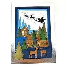 Diamond Press Layered Holiday Scene Dies - Set of 31