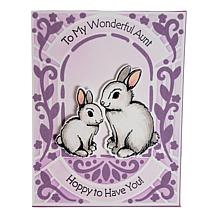 Diamond Press Mommy and Me Stamp, Die and Stencil Kit