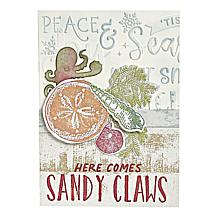 Diamond Press Nautical Christmas Stamp, Die and Stencil Set