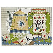 Diamond Press Spill the Tea Stamp and Die Kit