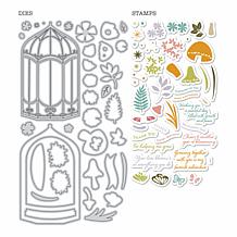 Diamond Press Terrarium Stamp & Die Kit