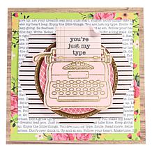 Diamond Press Typewriter and Polaroid Stamp and Die Kit