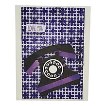 Diamond Press Vintage Hello Stamp, Die and Stencil Set