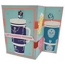 Diamond Press Water Bottle Stamp, Die and Stencil Kit