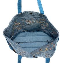 Diane Gilman Embroidered Tote