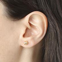 Dieci 10K Gold 6mm Ball Stud Earrings