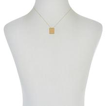 Dieci 10K Gold Rome Colosseum Necklace