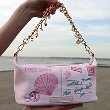 DiFerdinando Embroidered Tropical Shoulder Bag