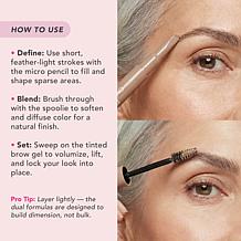Doll 10 Overarchiever Precision Brow Pencil & Filling Gel 2-Pack