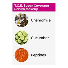 Doll 10 T.C.E. Super Coverage Serum Makeup with Peptides & Brush