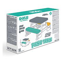 Dolu: Picnic Table for 4 - Indoor/Outdoor, 30.3 x 28 x 17"