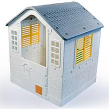Dolu: Playhouse - White, Green, Yellow - Indoor & Outdoor Toy