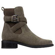Donald Pliner Mathilda Suede Moto Bootie