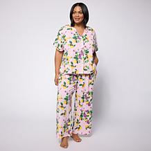 Dreamlounge Opal Nights Button-Down 2-piece Pajama Set