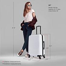 DUKAP Adly 24" Lightweight Hardside Spinner Suitcase