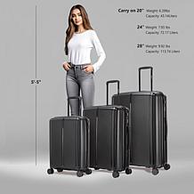DUKAP Airley Lightweight 3-Piece Hardside Spinner