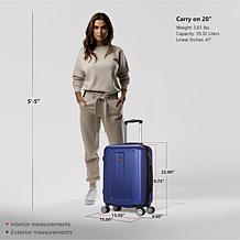 DUKAP Crypto Lightweight Hardside Spinner 20" Carry-On