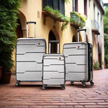 DUKAP Impact-Resistant Expandable Spinner Luggage