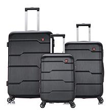 DUKAP Impact-Resistant Expandable Spinner Luggage