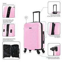 DUKAP Inception 20" Lightweight Hardside Carry-On Spinner Suitcase