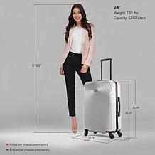 DUKAP Inception 24" Lightweight Hardside Spinner Suitcase