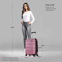 DUKAP Rodez Lightweight Hardside Spinner 20" Carry-On