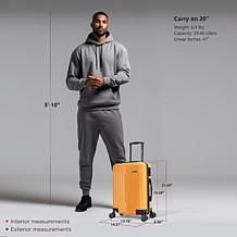 DUKAP Stratos 20" Lightweight Hardside Carry-On with Spinner Wheels