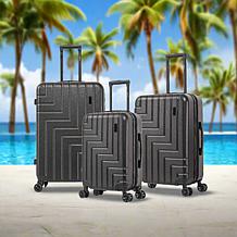 DUKAP Zahav 3-Piece Lightweight Hardside Spinner Luggage Set