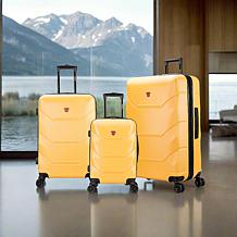 DUKAP Zonix 3-Piece Hardside Expandable Spinner Luggage Set