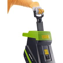Earthwise 15-Amp Electric Corded Chipper Shredder with Collection Bag